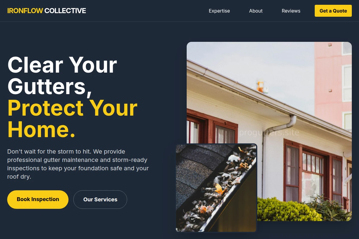Storm-prep Gutter